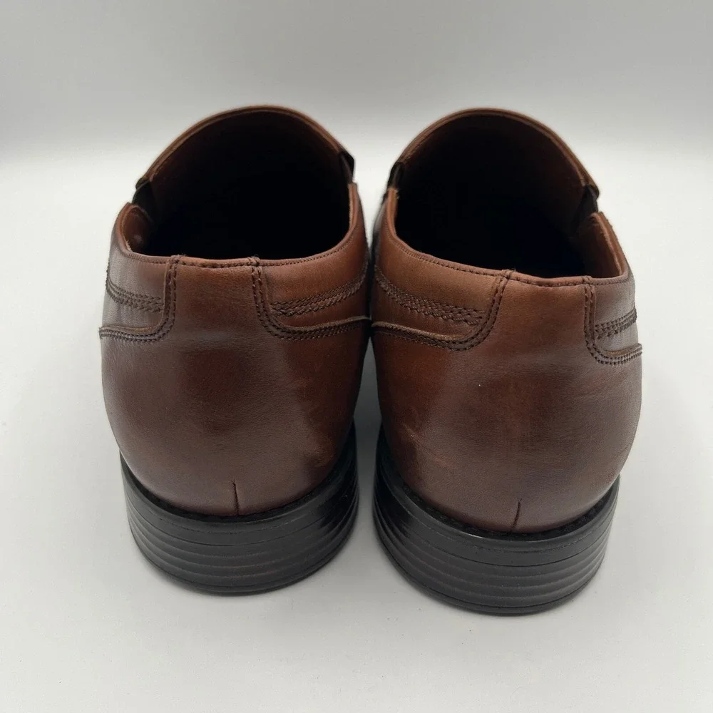 Johnston & Murphy XC4 Stanton Waterproof Leather Slip On Loafers Dress Shoes 12M